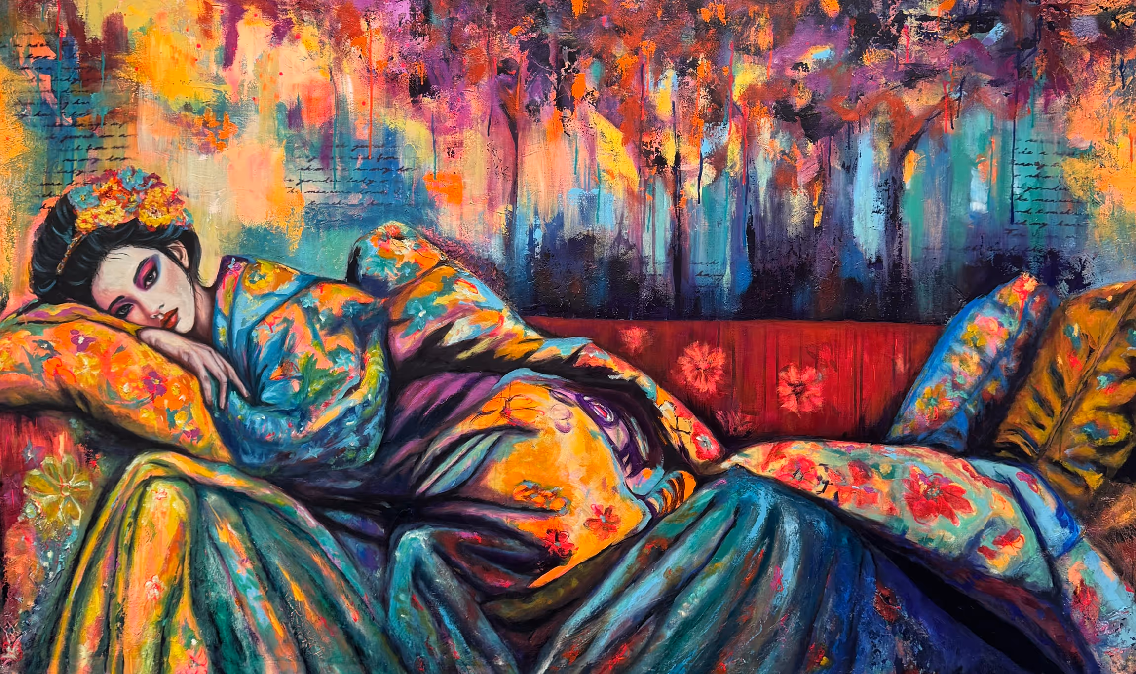 Stillness in Color - ORIGINAL - SOLD! - also available in Fine Art Print  (please ask for info)