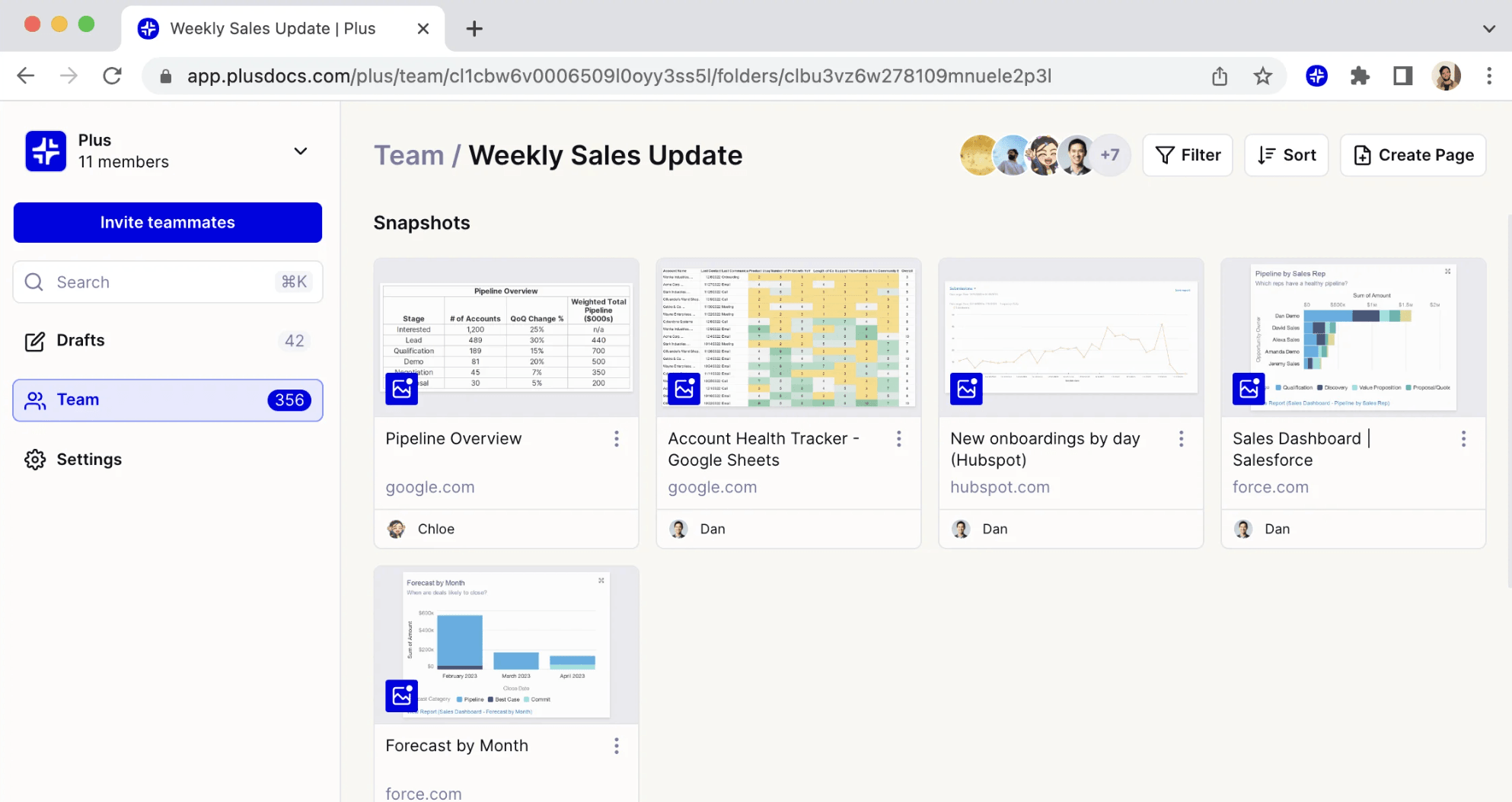 Plus AI feedback image