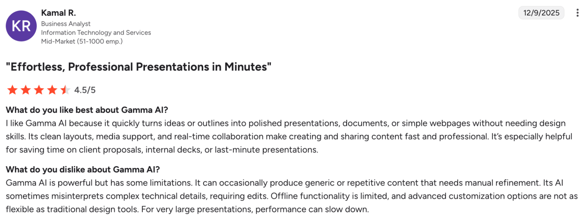 gamma feedback image
