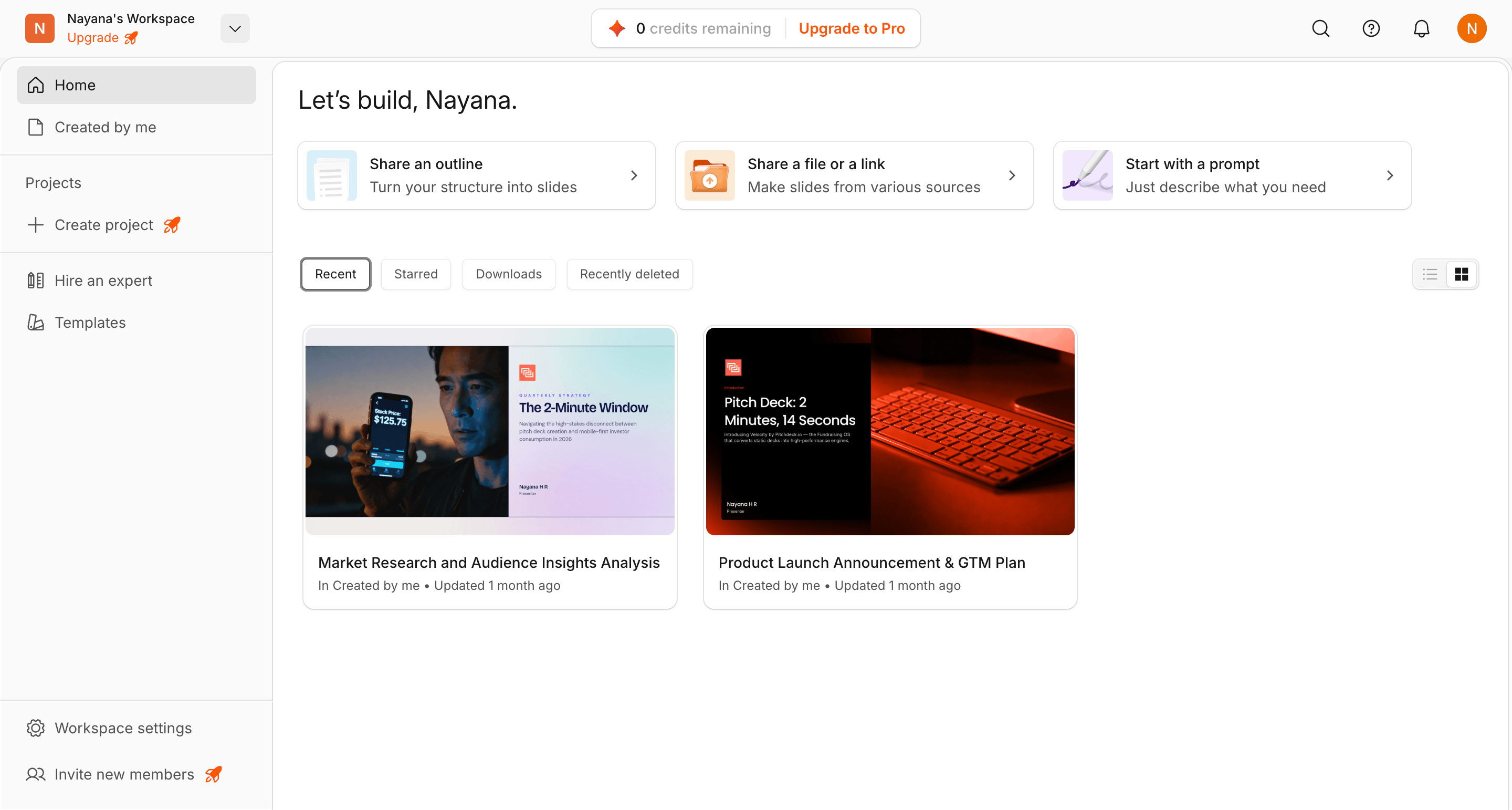 Presentations.AI dashboard Image