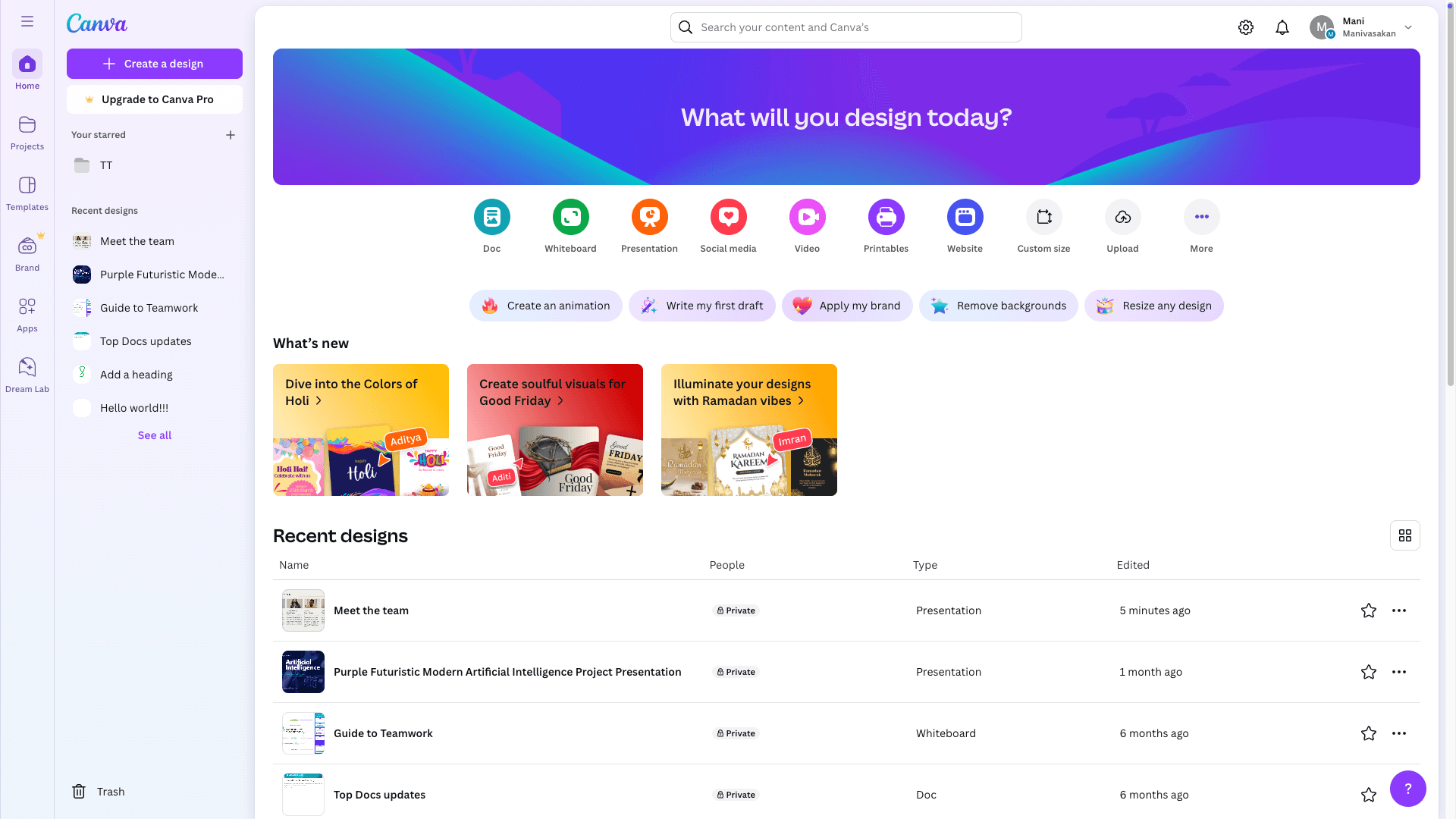 Canva step 2 screenshot