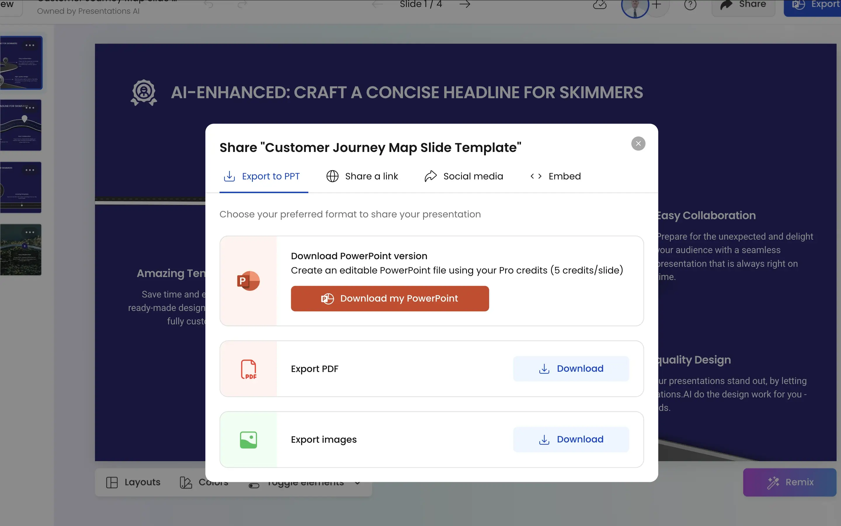 Google Slides step 2 screenshot