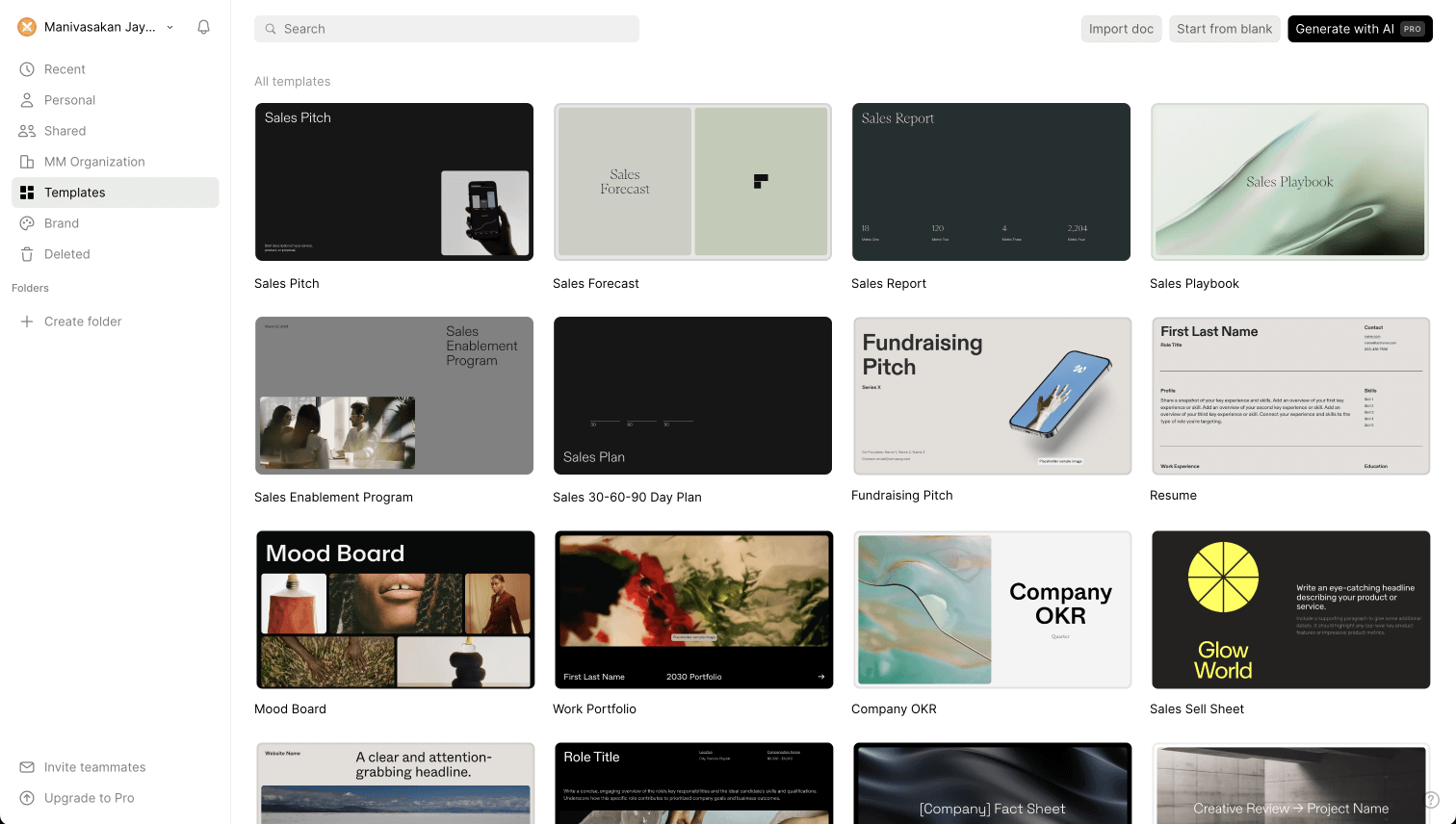 Tome editor interface - step 4