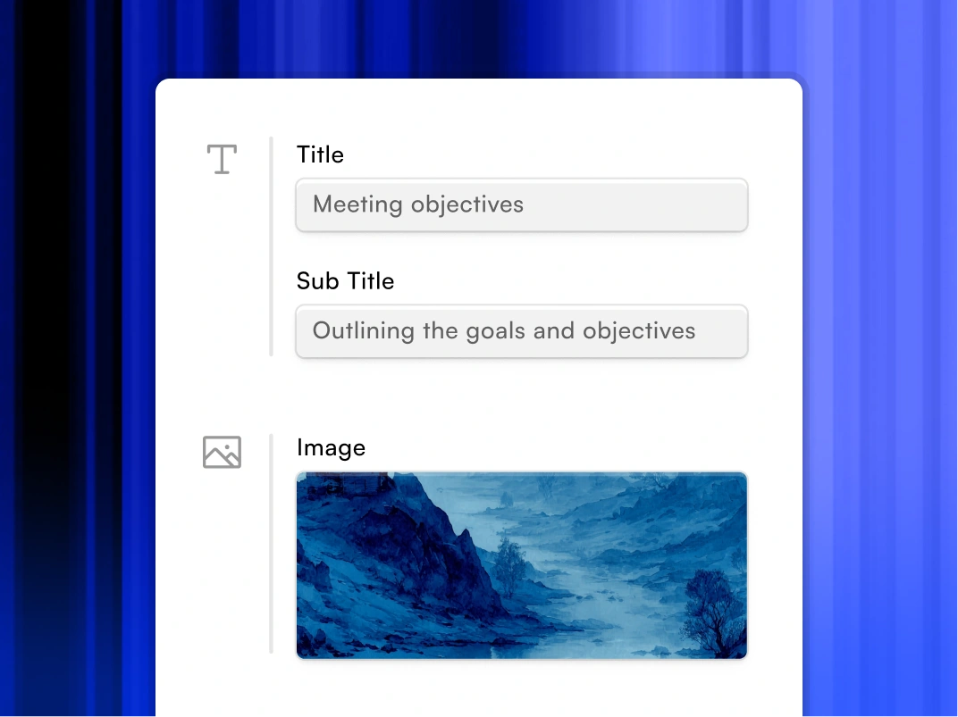 Story to design