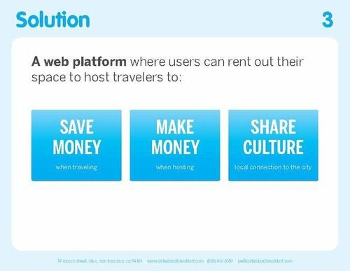 A slide from Airbnb's pitch deck