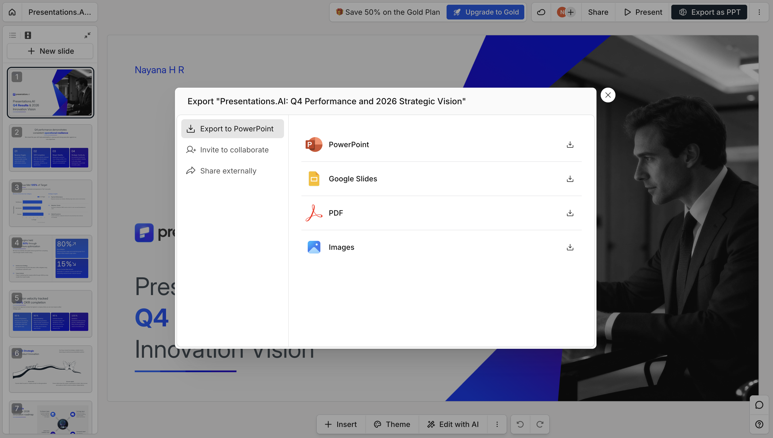 PowerPoint Export Image