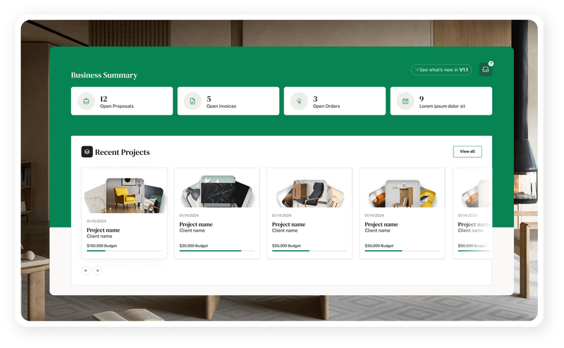 Design Manager: Interior Design Project Management Software
