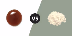 Oil versus powder flavoring CBD
