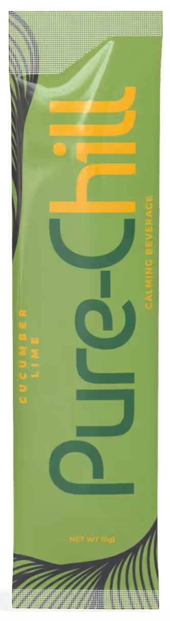 Pure-Chill Functional Beverage Powder Concept