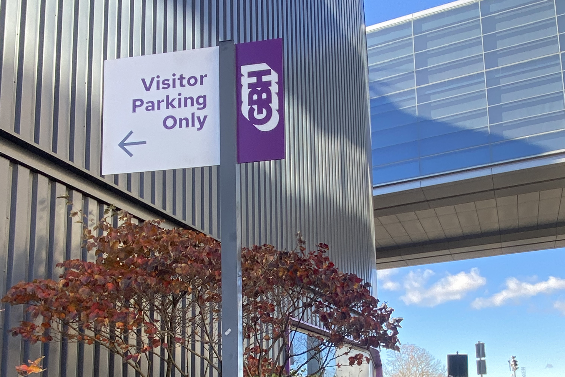 GBH post-mounted wayfinding signage