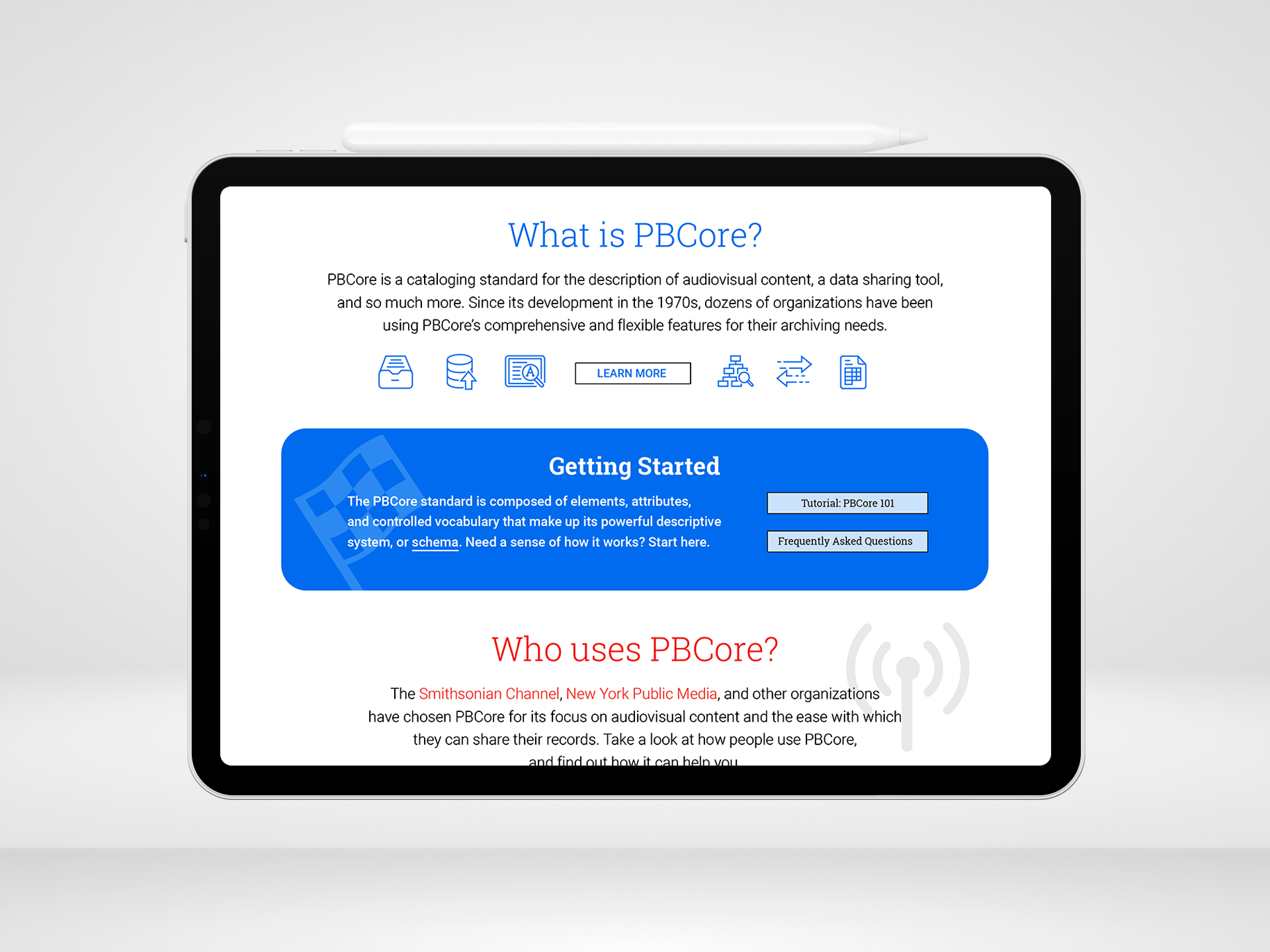 PBCore website