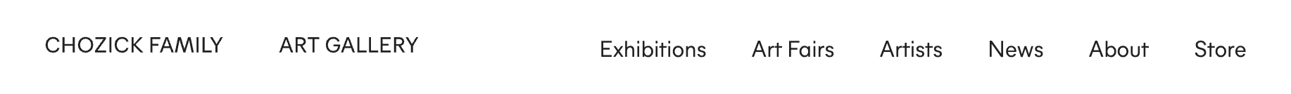 Gallery navigation bar