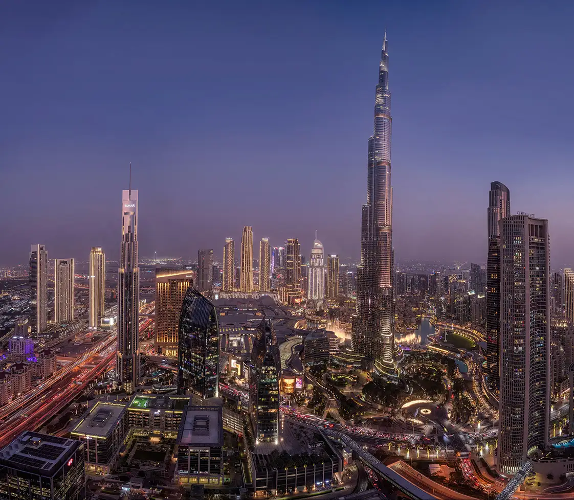 Dubai city skyline