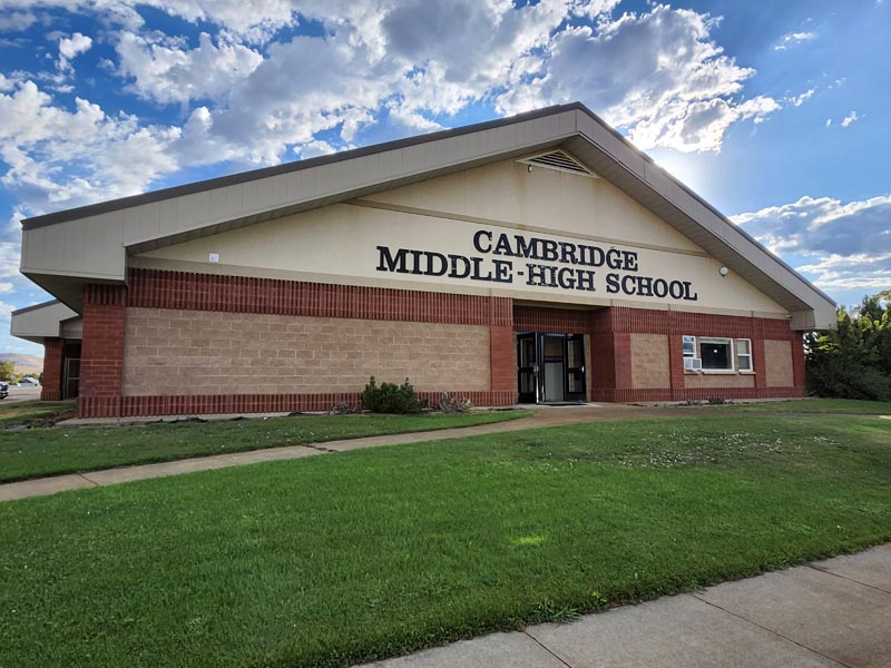 Cambridge Middle-High School. Photo credit: Mary Beth Schwartz