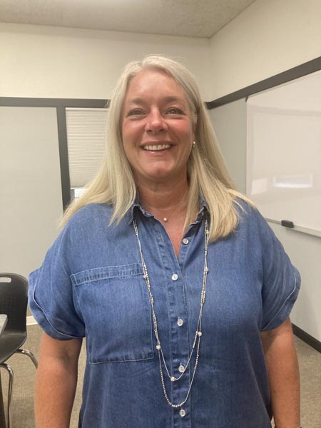 Jennifer Hamaker after being sworn in as the Council School District Board Member for Zone 2.