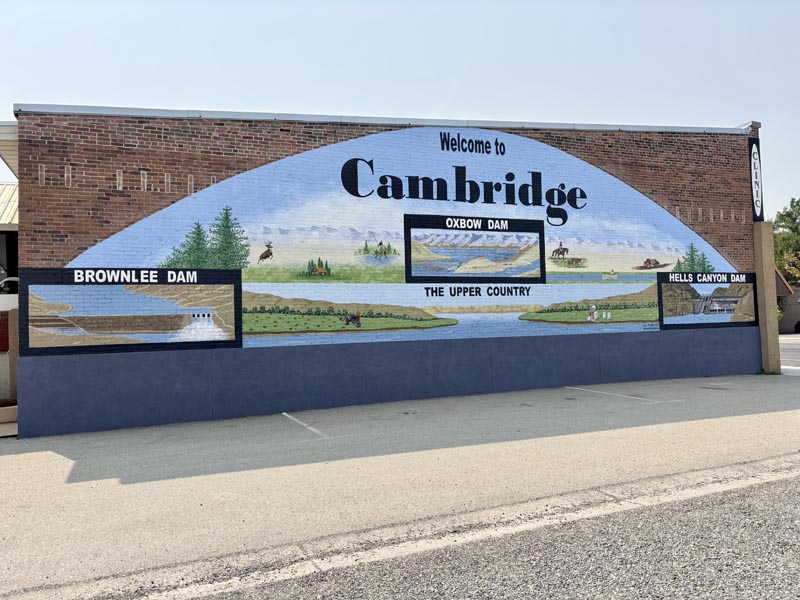 The new mural on the side of the Cambridge Community Clinic’s building in Cambridge. It was painted by artist Linda McMillin with support from local groups and individuals.Photo credit: Cambridge Community Clinic
