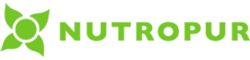 Nutropur logo in bright green