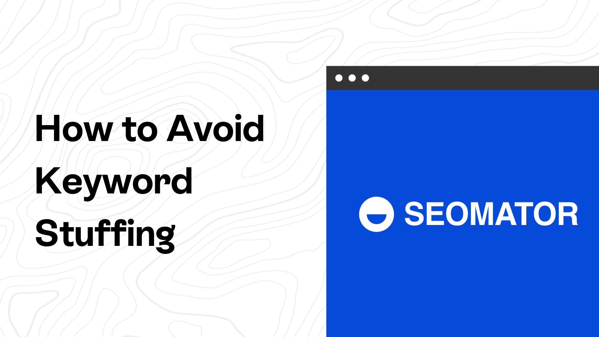 Illustration des Konzepts von Keyword Stuffing in SEO mit hervorgehobenen wiederholten Keywords im Inhalt