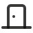 Outline of door icon