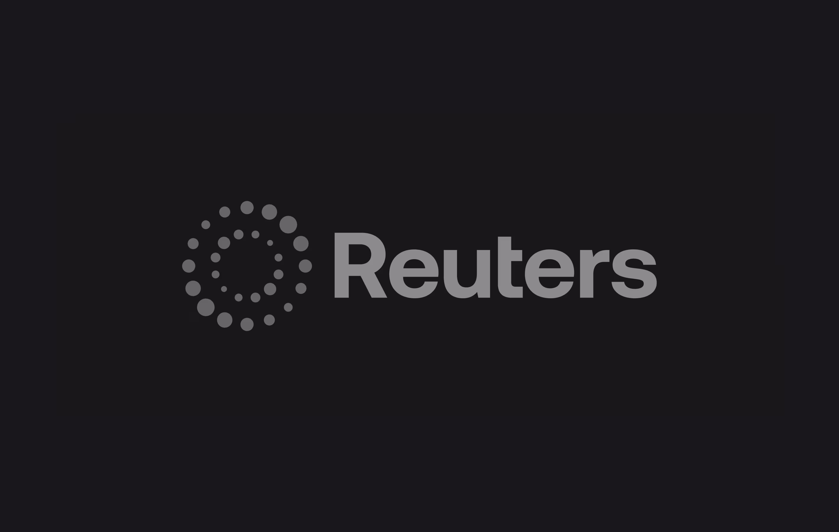black square with soft gray color of major logo like fox business or forbes