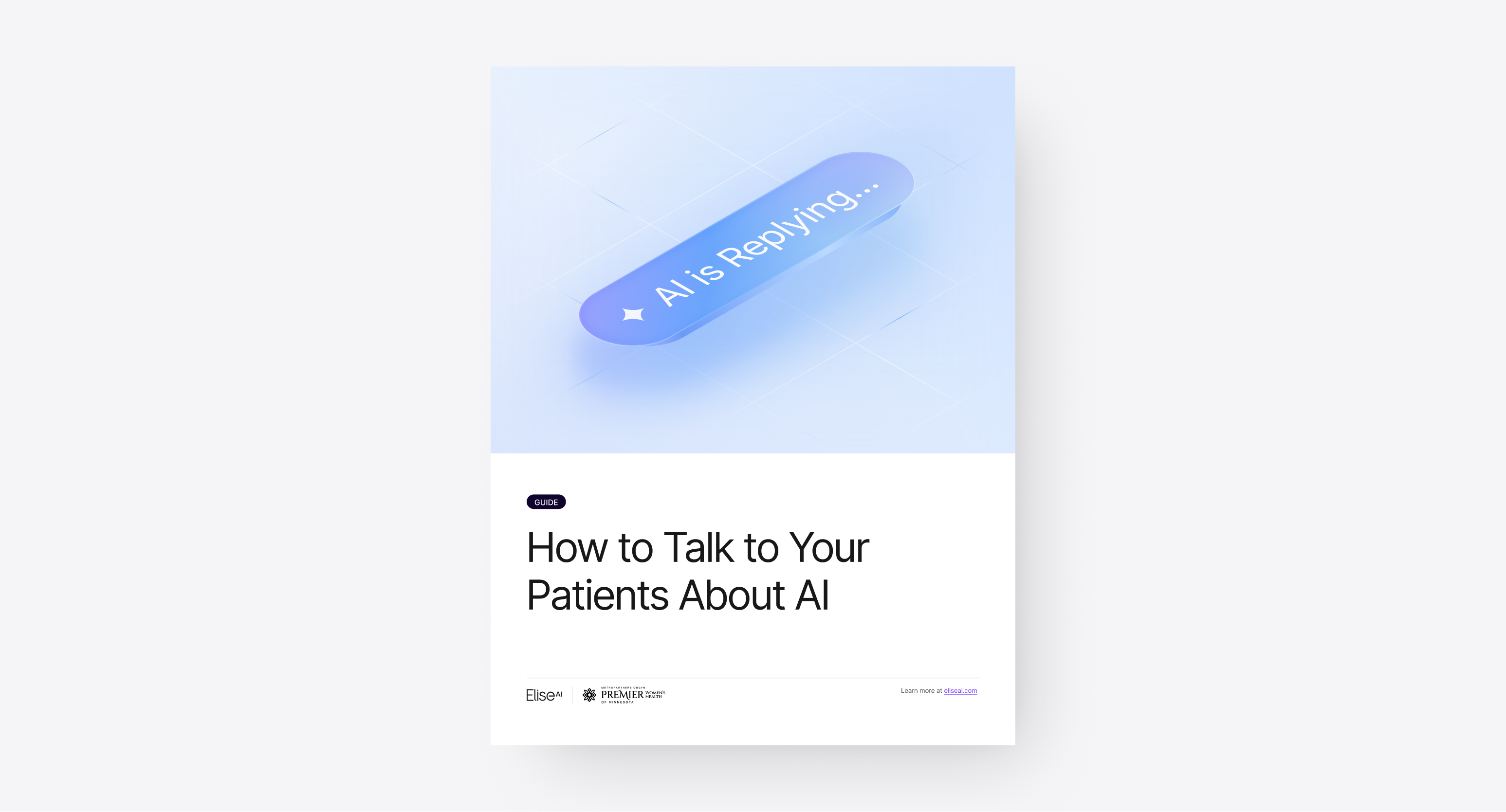 Patient Guide for AI in Healthcare