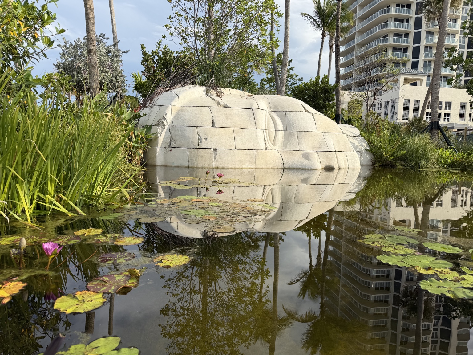 Reflection by Prune Nourry at Ocean Terrace Park in Miami Beach