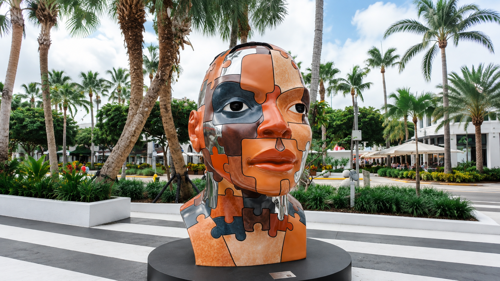 La Herencia Viva by Oscar Esteban Martinez on Lincoln Road in Miami Beach
