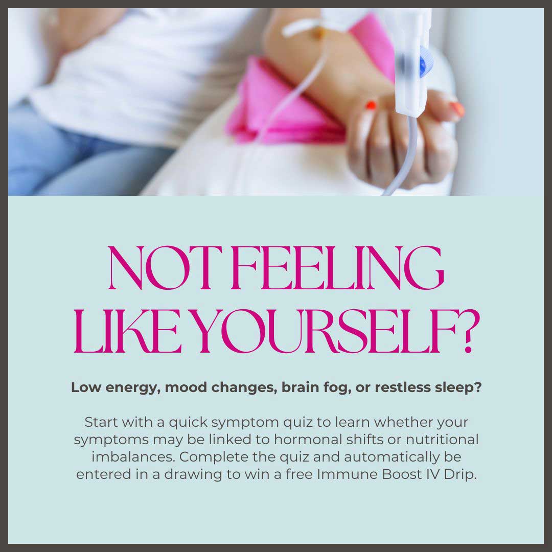 Not Feeling Like Yourself? Learn How You Can Win a FREE Immune Boost IV Drip