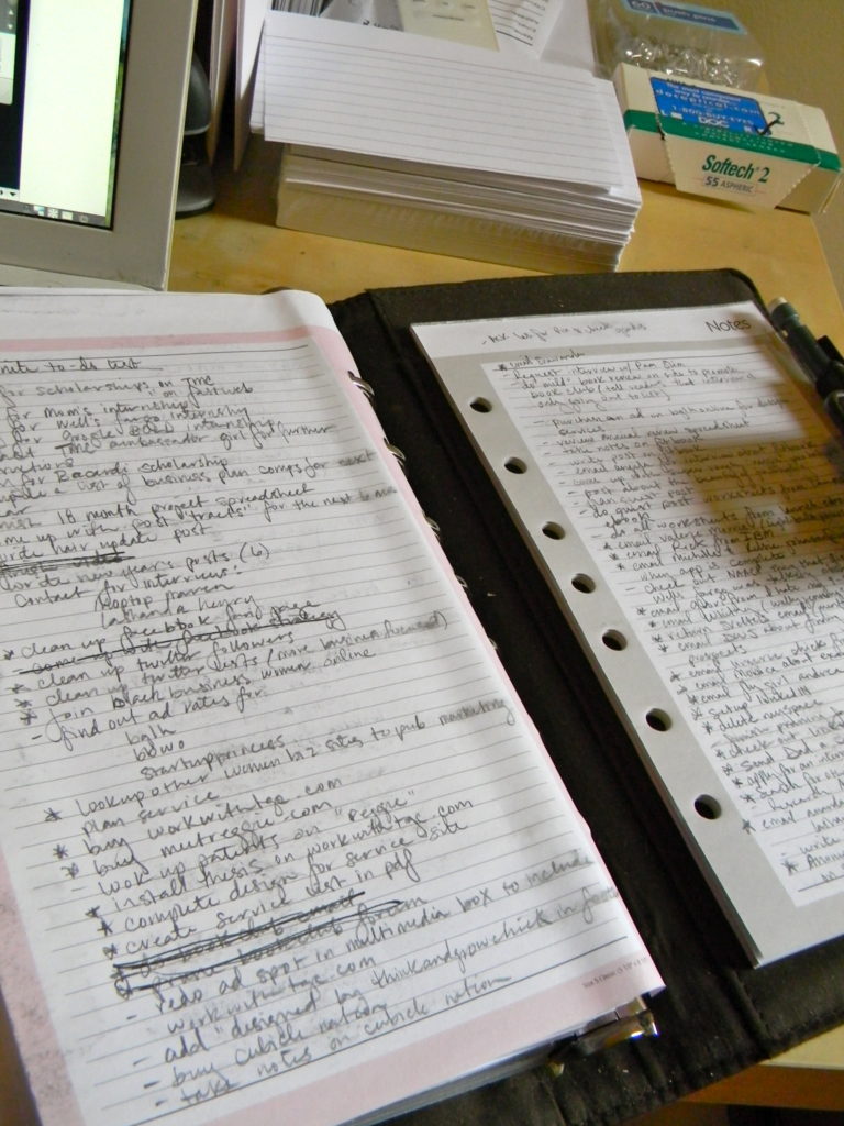 long to-do list