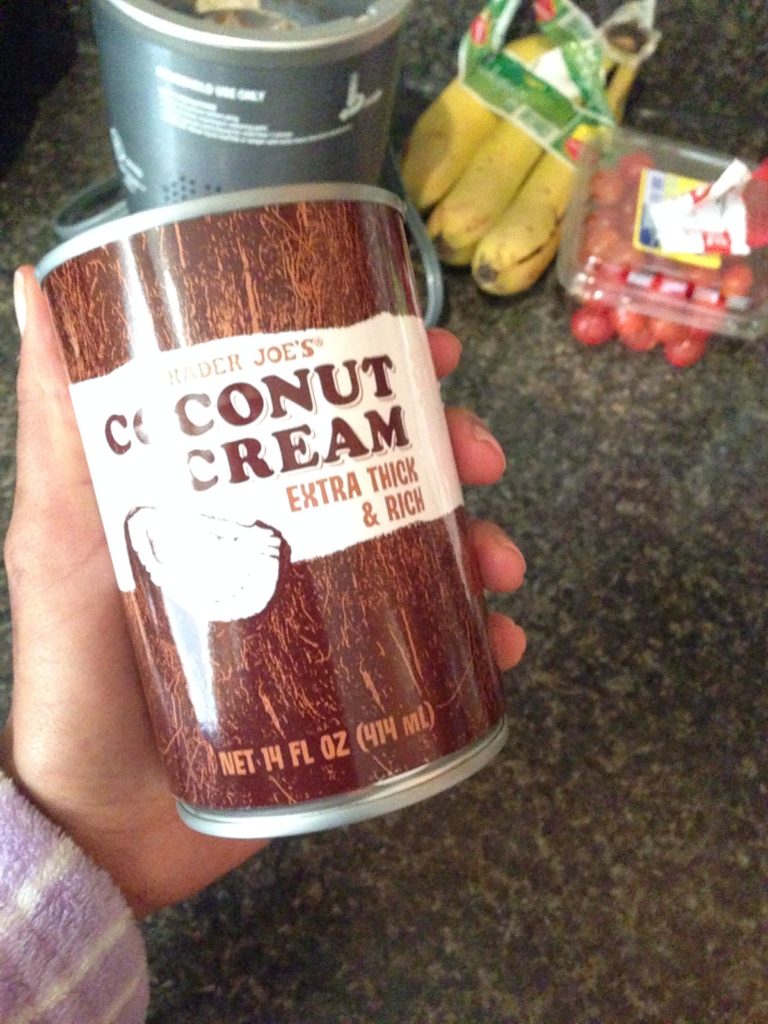 trader joes coconut cream