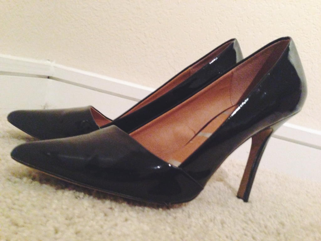 not so perfect black pumps