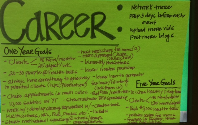 Career Goals - Charminae