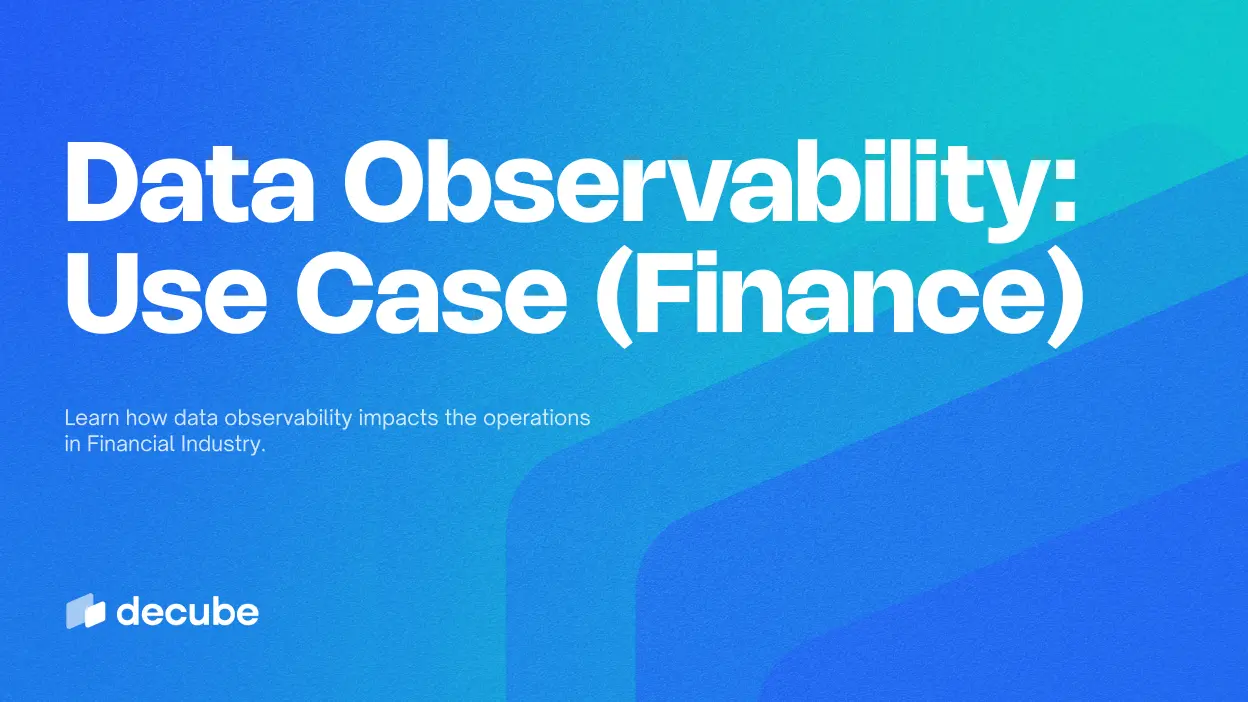 Data Observability Use Case