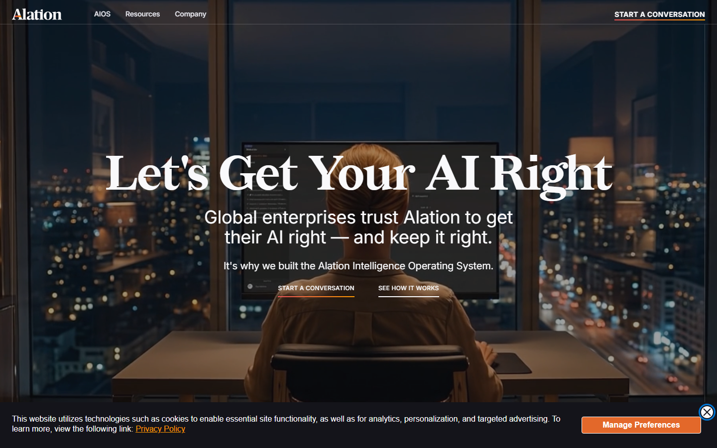 Source: Alation website homepage (alation.com, captured August 2026)