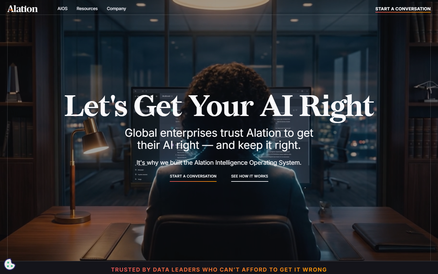 Source: Alation website homepage (alation.com, captured August 2026)