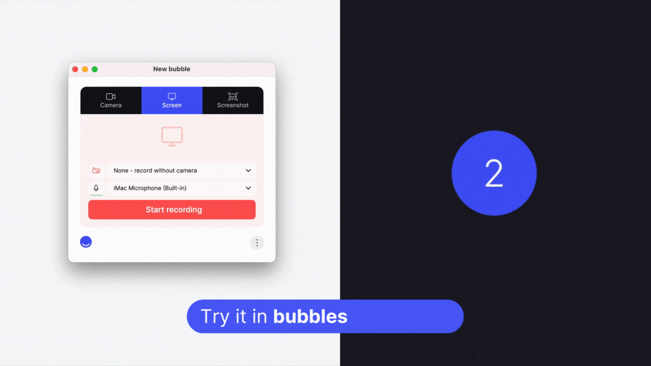 bubbles is the best way to give feedback on a presentation