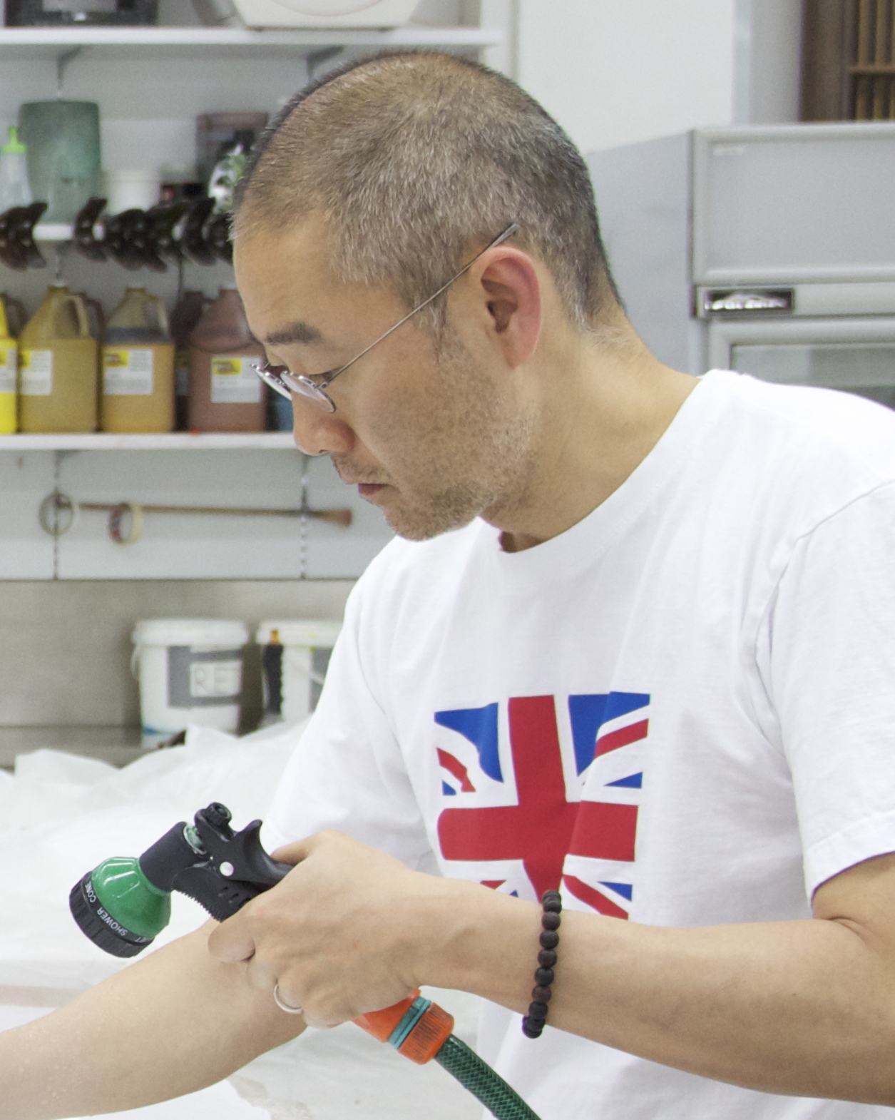 Do Ho Suh in a studio context 2013