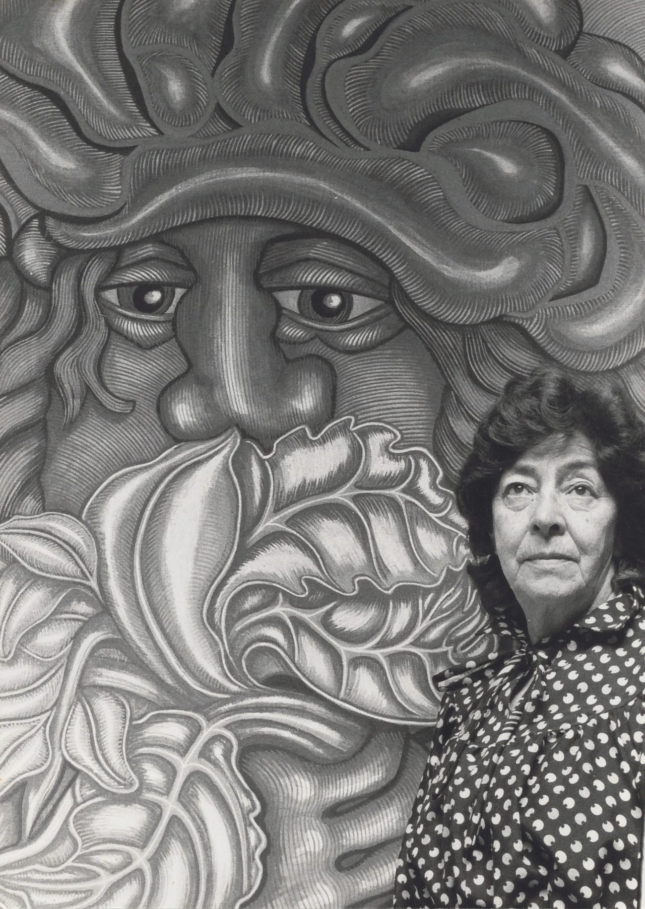 Emma Reyes in her Paris studio around 1985