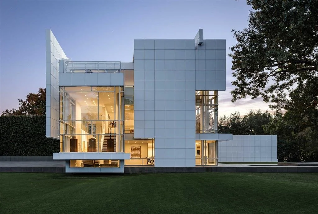 Rachofsky House Dallas glazed façade and landscape
