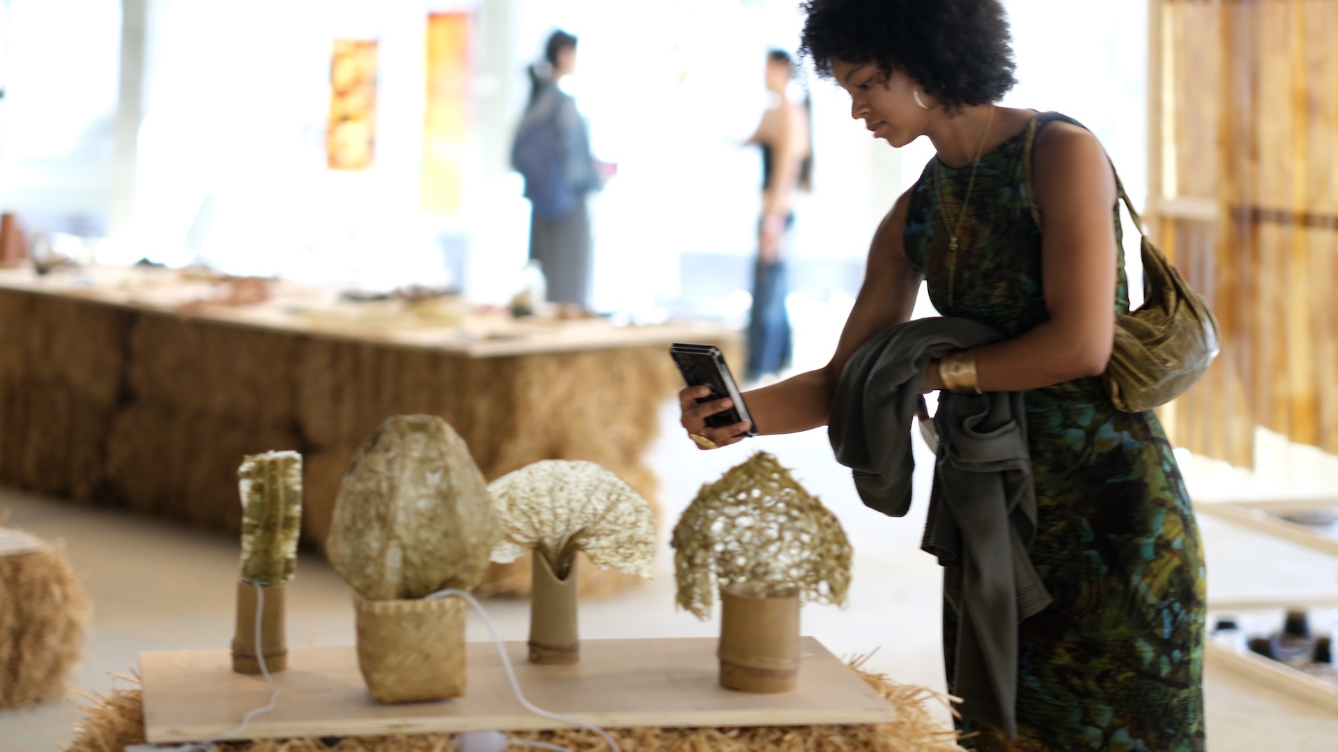Material Matters London Design Festival 2026 biomaterial lighting exhibit