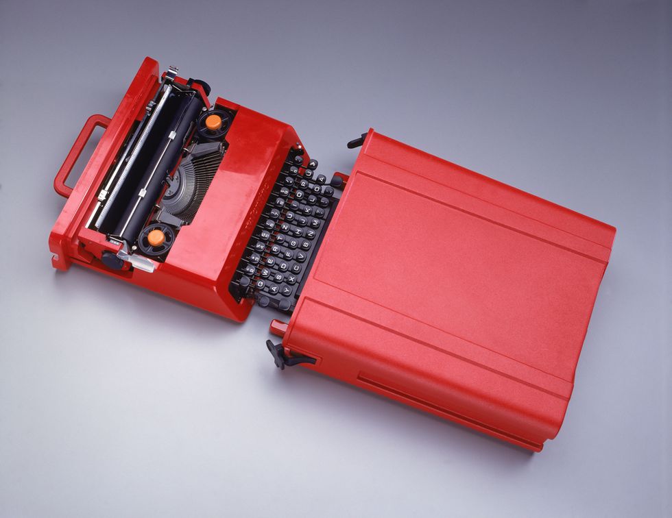 Olivetti Valentine typewriter designed by Ettore Sottsass and Perry King