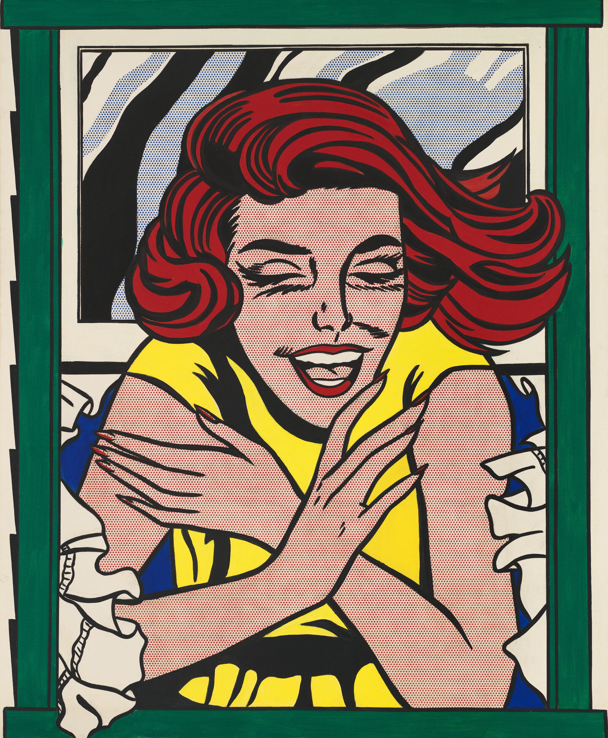 Roy Lichtenstein Girl in Window Study for Worlds Fair Mural 1963