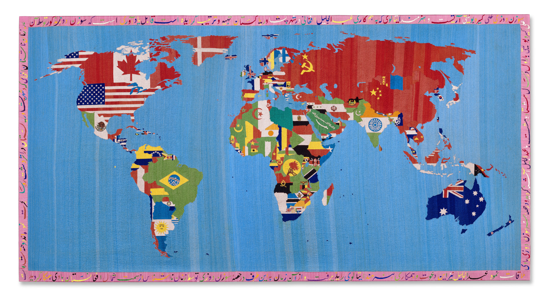 Alighiero Boetti Mappa 1988 Peter Simon Collection
