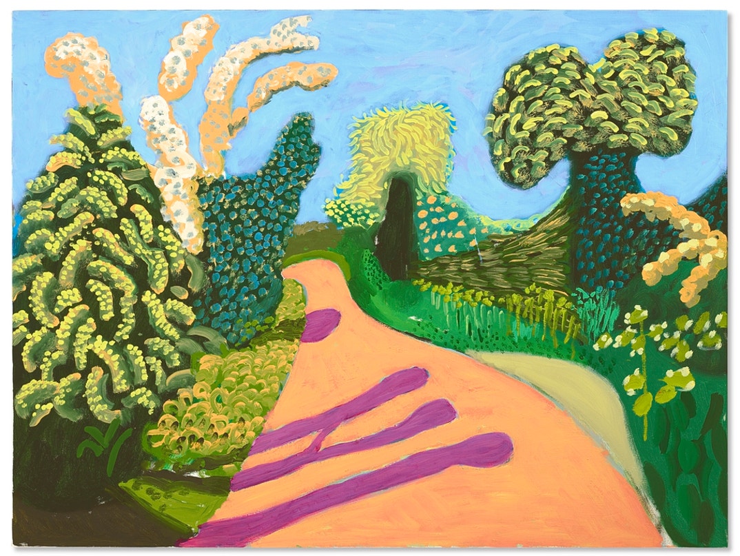 David Hockney Hawthorne Blossom Woldgate No 4 Clive Davis Collection