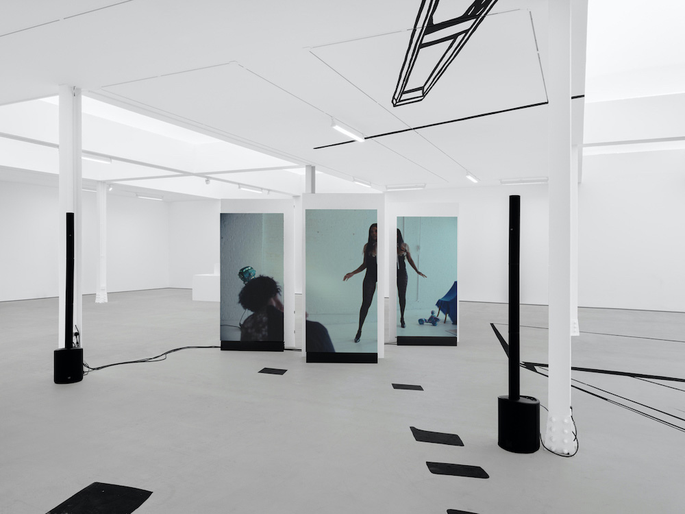 Martine Syms Knot Eye installation detail at Sadie Coles HQ 2026