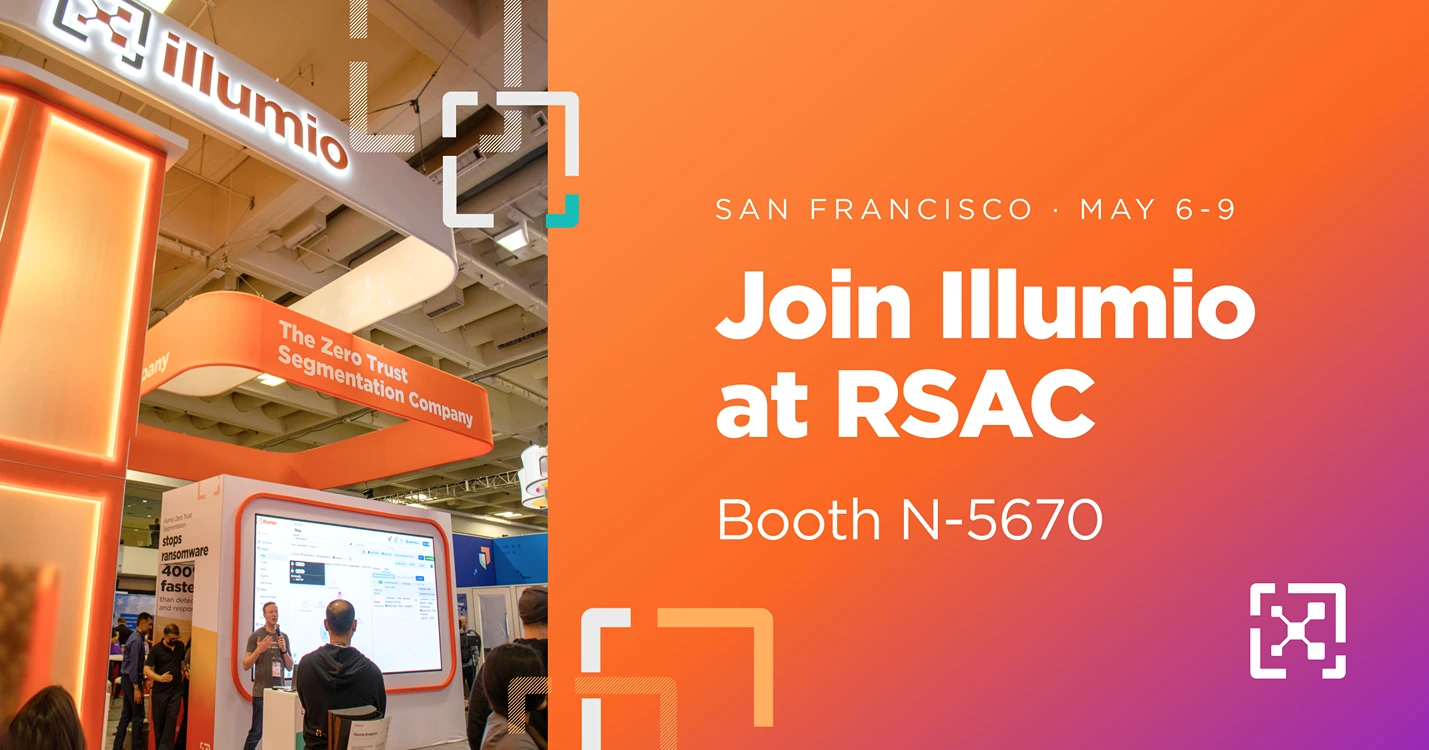 RSA Conference 2024 — Illumio event banner