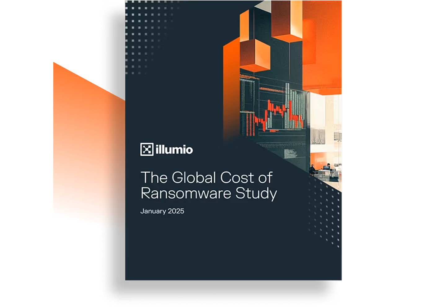 Book cover called: The global cost of ransomware study 2025