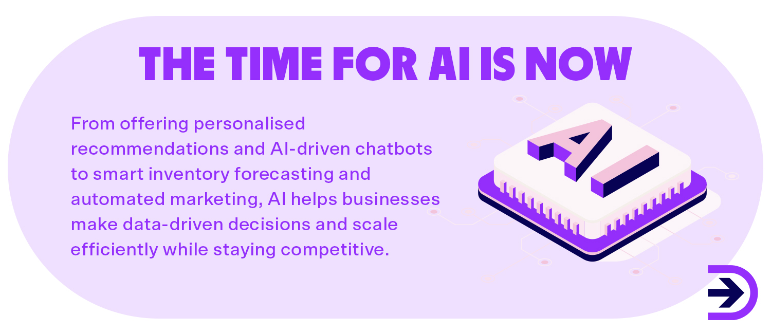 AI can make dropshipping easier. 