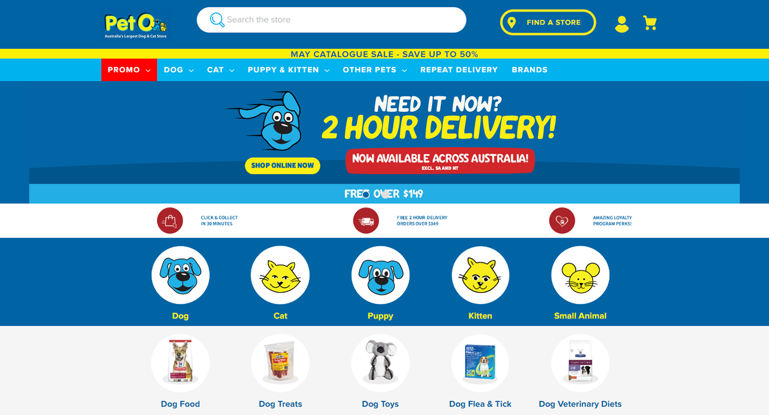 My Pet Warehouse coupled it's physical stores with a robust online platform and focused on customer convenience