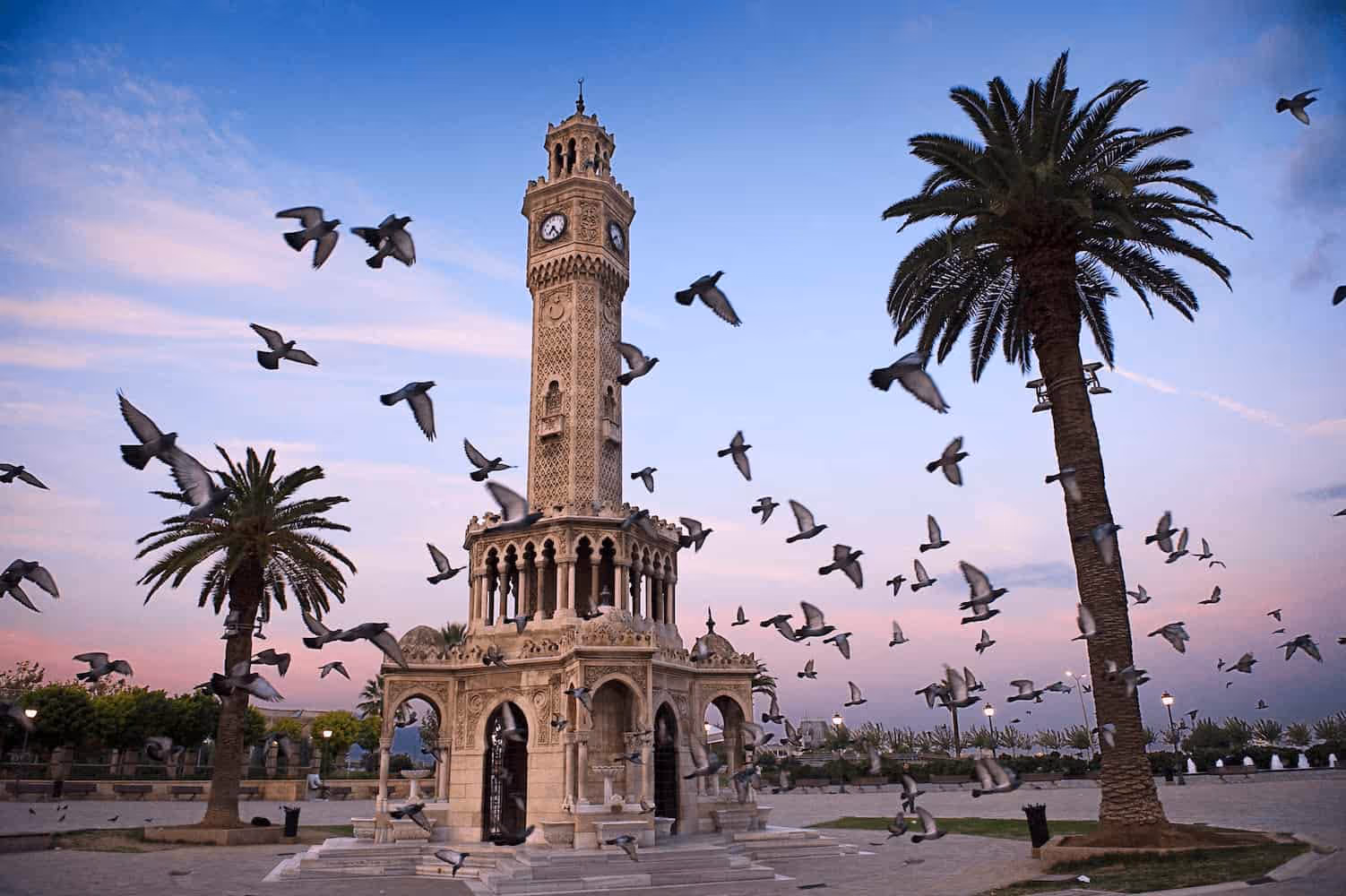 Izmir's famous clock tower